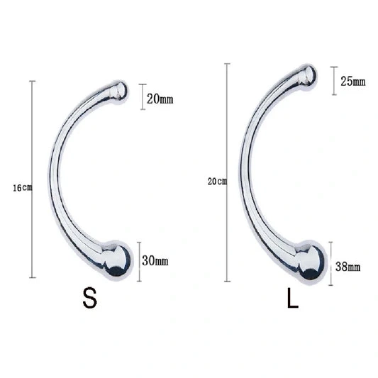 Anal 5858 Elegant Hook Stainless Steel Double Ended 0825